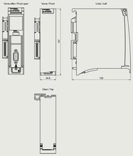 Siemens 6ES7541-1AD01-0AB0 — dimension drawing