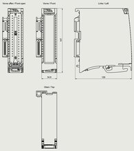 Siemens 6ES7521-7BH00-0AB0 — dimension drawing
