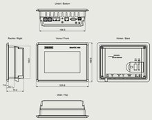 Siemens 6AV2128-3GB40-0AX0 — dimension drawing