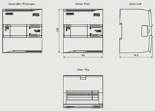 Siemens 6ES7212-1HF40-0XB0 — dimension drawing