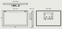Siemens 6AV6646-1BA24-0AA1 — dimension drawing