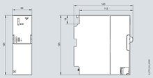 Siemens 6ES7307-1BA01-0AA0 — dimension drawing