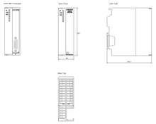 Siemens 6ES7340-1CH02-0AE0 — dimension drawing