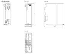 Siemens 6ES7341-1AH02-0AE0 — dimension drawing