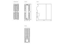 Siemens 6ES7321-1FF10-0AA0 — dimension drawing