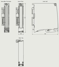 Siemens 6ES7521-1BL10-0AA0 — dimension drawing
