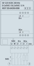 Siemens 6ES7223-3AD30-0XB0 — dimension drawing