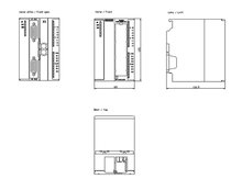 Siemens 6ES7351-1AH02-0AE0 — dimension drawing