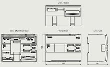 Siemens 6ES7215-1AG40-0XB0 — dimension drawing