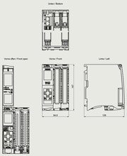 Siemens 6ES7511-1CL03-0AB0 — dimension drawing