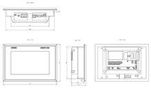 Siemens 6AV2144-8JC20-0AA0 — dimension drawing