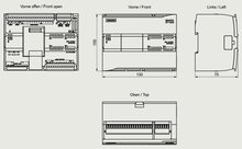 Siemens 6ES7215-1AF40-0XB0 — dimension drawing