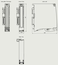 Siemens 6ES7523-1BL00-0AA0 — dimension drawing