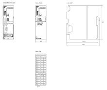 Siemens 6ES7312-1AE14-0AB0 — dimension drawing