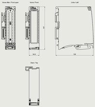 Siemens 6ES7531-7LH00-0AB0 — dimension drawing