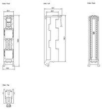 Siemens 6ES7921-5AK20-0AA0 — dimension drawing