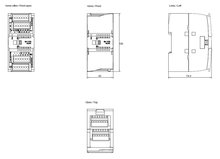 Siemens 6ES7223-1BH32-0XB0 — dimension drawing