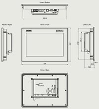 Siemens 6AV2128-3MB06-0AX1 — dimension drawing