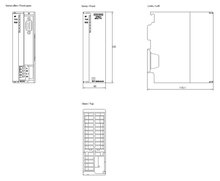 Siemens 6ES7341-1BH02-0AE0 — dimension drawing