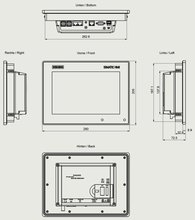 Siemens 6AV2128-3KB06-0AX1 — dimension drawing