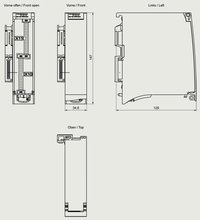 Siemens 6ES7522-1BP00-0AA0 — dimension drawing