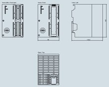 Siemens 6ES7326-1RF01-0AB0 — dimension drawing