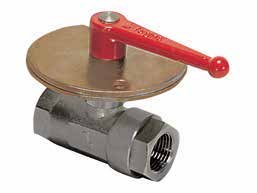 Legris ball valve with lever