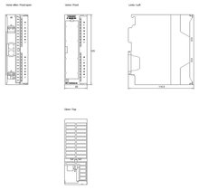 Siemens 6ES7321-1CH20-0AA0 — dimension drawing