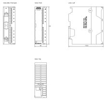 Siemens 6ES7322-1CF00-0AA0 — dimension drawing