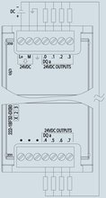 Siemens 6ES7222-1BF32-0XB0 — dimension drawing