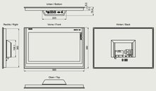 Siemens 6AV2124-0XC02-0AX1 — dimension drawing