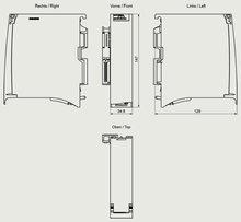Siemens 6ES7540-1AD01-0AA0 — dimension drawing