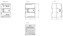 Siemens 6ES7226-6DA32-0XB0 — dimension drawing
