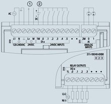 Siemens 6ES7211-1BE40-0XB0 — dimension drawing