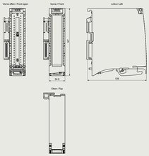 Siemens 6ES7522-5EH00-0AB0 — dimension drawing