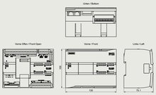 Siemens 6ES7215-1HG40-0XB0 — dimension drawing