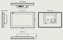 Siemens 6AV6646-1BA15-0AA0 — dimension drawing
