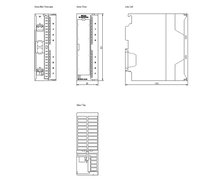 Siemens 6ES7322-1BF01-0AA0 — dimension drawing
