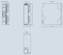 Siemens 6ES7322-8BF00-0AB0 — dimension drawing