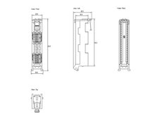 Siemens 6ES7921-5AH20-0AA0 — dimension drawing