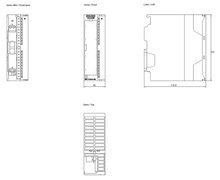 Siemens 6ES7332-7ND02-0AB0 — dimension drawing