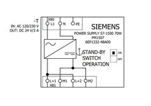 Siemens 6EP1332-4BA00 — dimension drawing