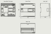 Siemens 6ES7214-1HF40-0XB0 — dimension drawing