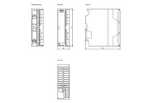 Siemens 6ES7321-1FF01-0AA0 — dimension drawing