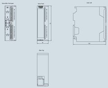 Siemens 6ES7321-1BH50-0AA0 — dimension drawing