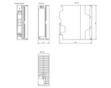 Siemens 6ES7334-0CE01-0AA0 — dimension drawing