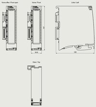 Siemens 6ES7550-1AA01-0AB0 — dimension drawing