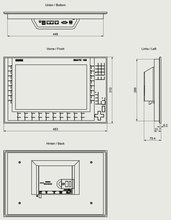 Siemens 6AV2124-1QC02-0AX2 — dimension drawing