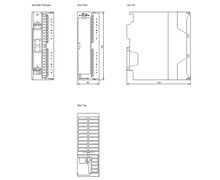 Siemens 6ES7322-1BH01-0AA0 — dimension drawing