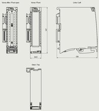 Siemens 6ES7521-7TH00-0AB0 — dimension drawing